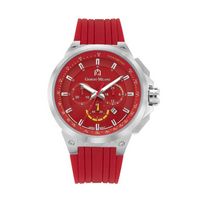 225 - Men%27s Giorgio Milano Stainless Steel with Red Dial and Red Silicon Strap