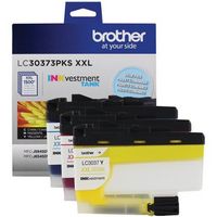 Brother - LC30373PKS 3-Pack Super High-yield INKvestment Tank Ink Cartridges - Multi