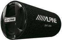 Alpine - 12&quot; Single-Voice-Coil 4-Ohm Loaded Subwoofer Enclosure - Black