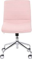 Adore Decor - Linen Fabric Task Chair - French Pink