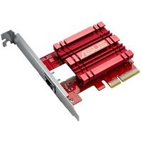 ASUS - 10G PCI Express Network Adapter - Red