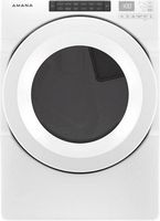 Amana - 7.4 Cu. Ft. 12-Cycle Front-Load Electric Dryer with Sensor Drying - White