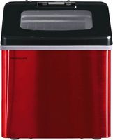 Frigidaire - 11.3&quot; 40-Lb. Freestanding Icemaker - Red stainless steel