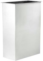 18&quot; White Viking Chimney Hood Duct Cover Extension - White