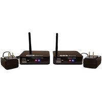 BIC America - 4-Channel Wireless Audio Transmitter/Receiver System - Black