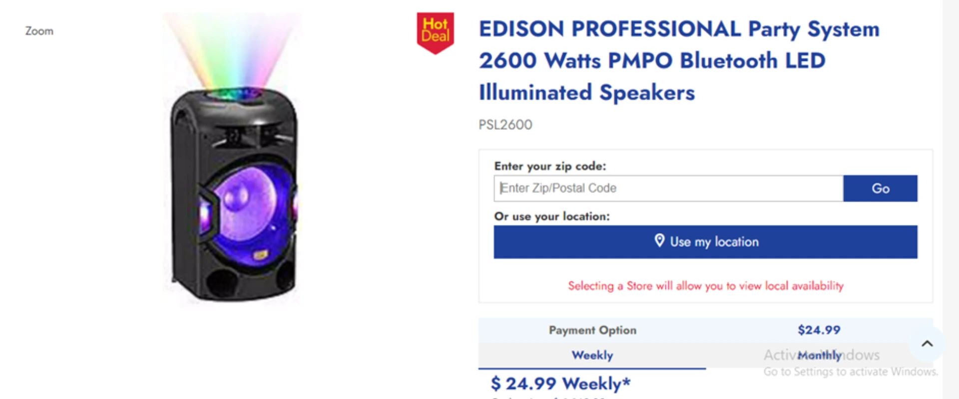 3. Add the Chosen Product to the Cart