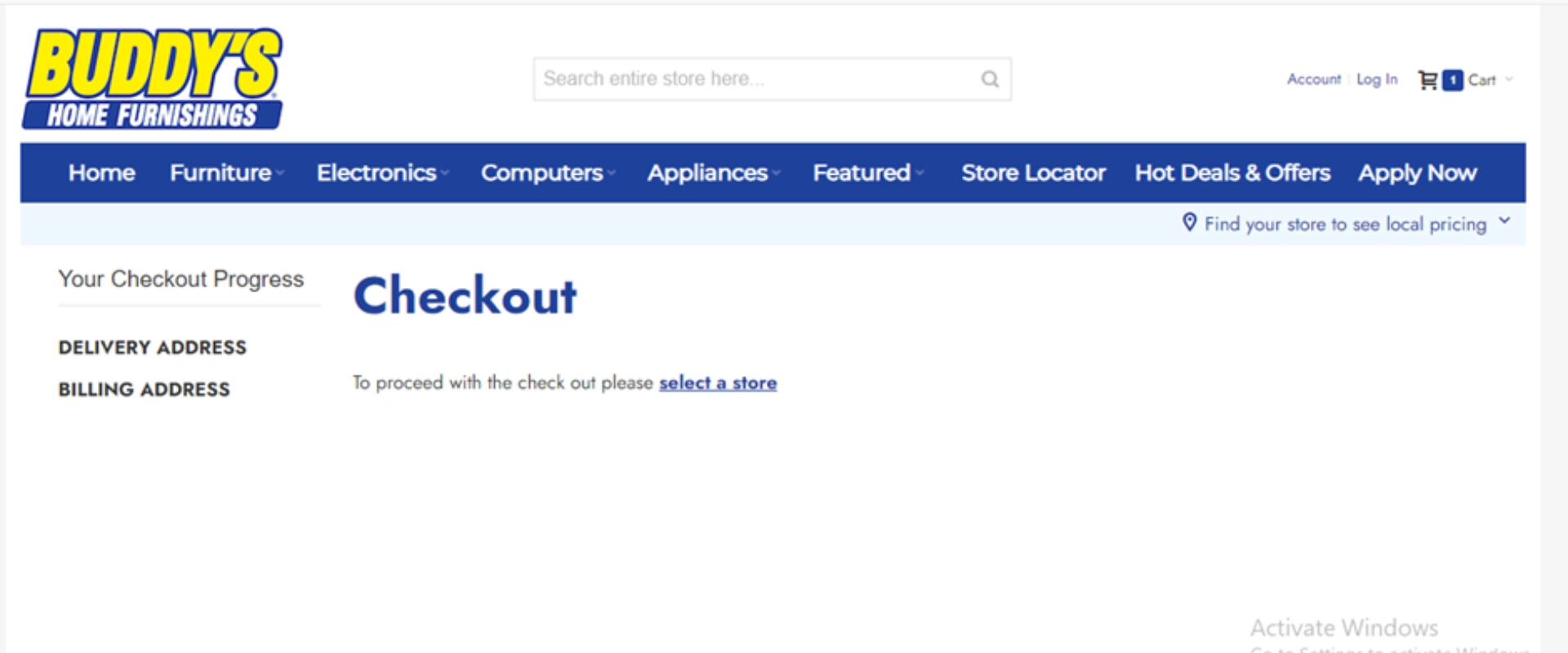 3. Add the Chosen Product to the Cart