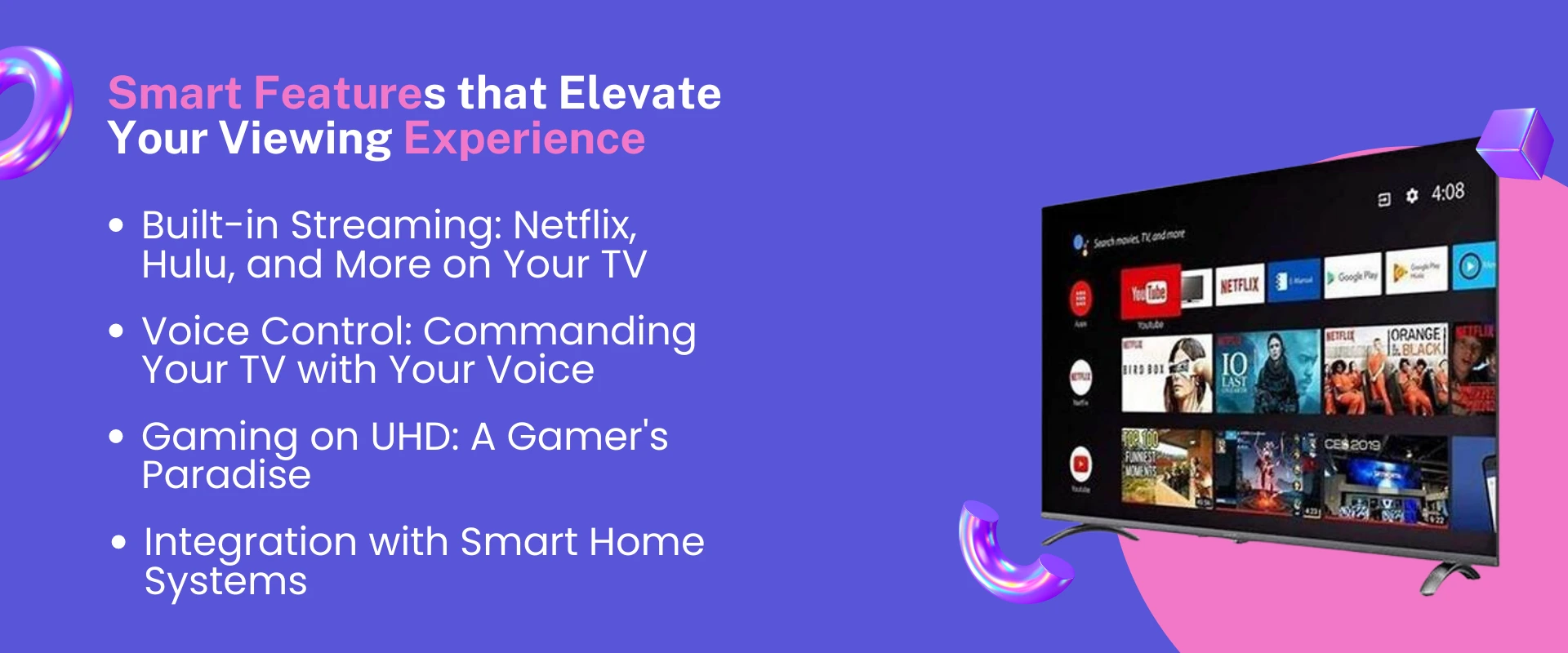 Smart Features that Elevate Your Viewing Experience