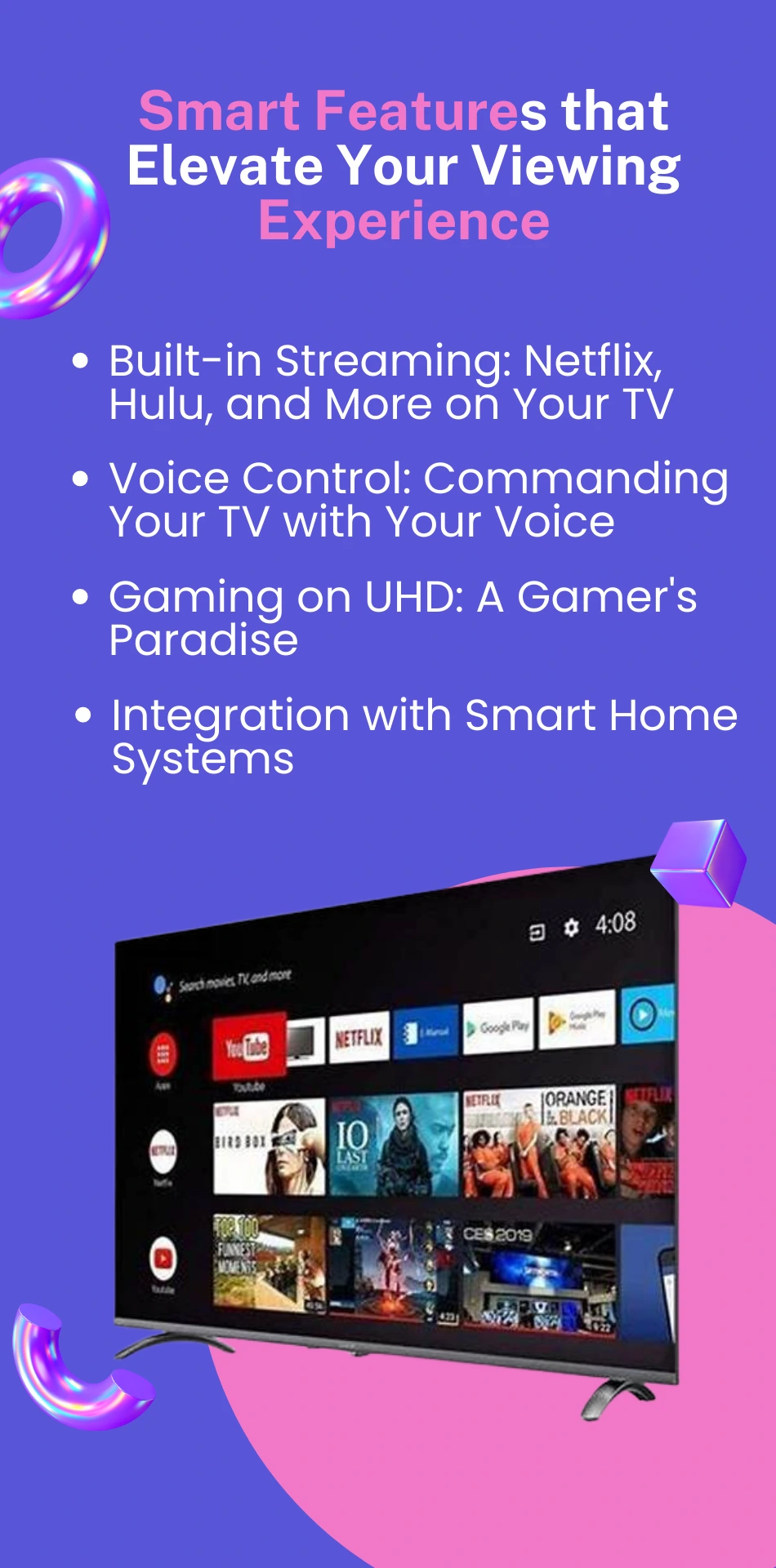 Smart Features that Elevate Your Viewing Experience