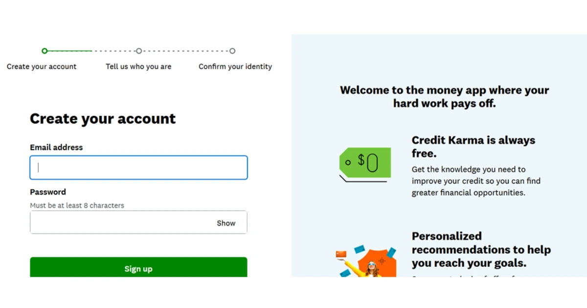 Placing an Order with Credit Karma