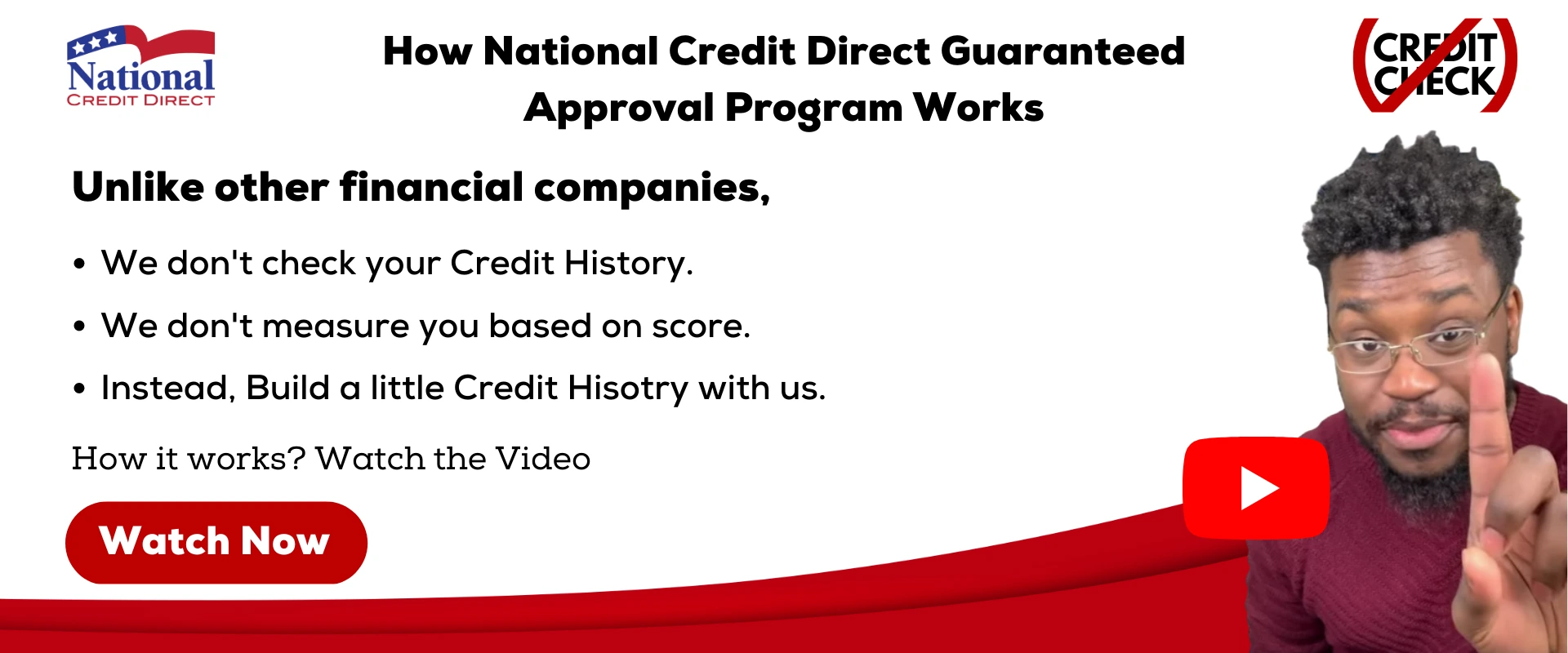 Click for Guaranteed Approval Video