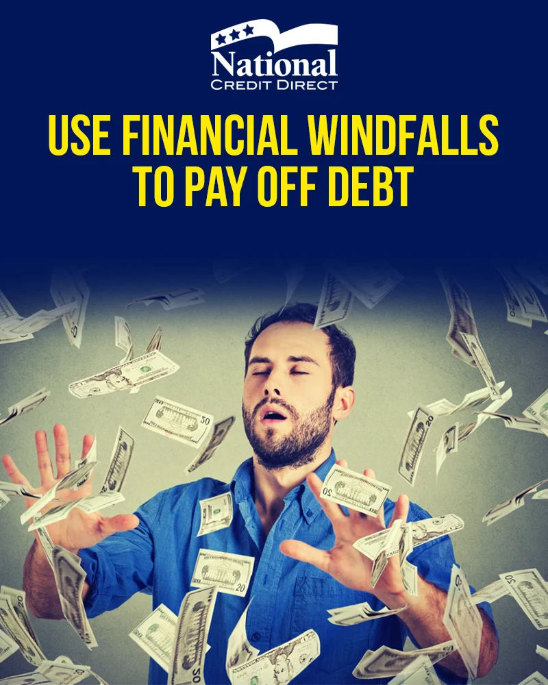 Use Financial Windfalls to Pay Off Debt