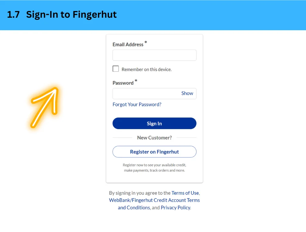 Sign-in to Fingerhut
