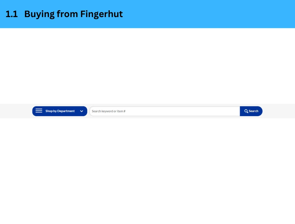 Buying from Fingerhut