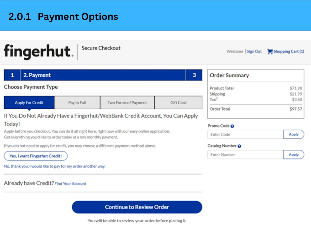 Payment Options