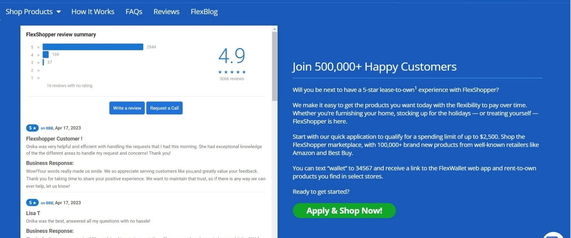 Where to Find More FlexShopper Reviews Where to Find More FlexShopper Reviews