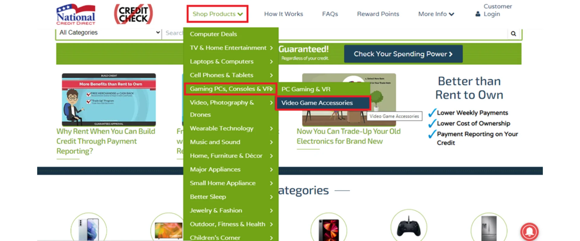 Step 2: Select your Product Category