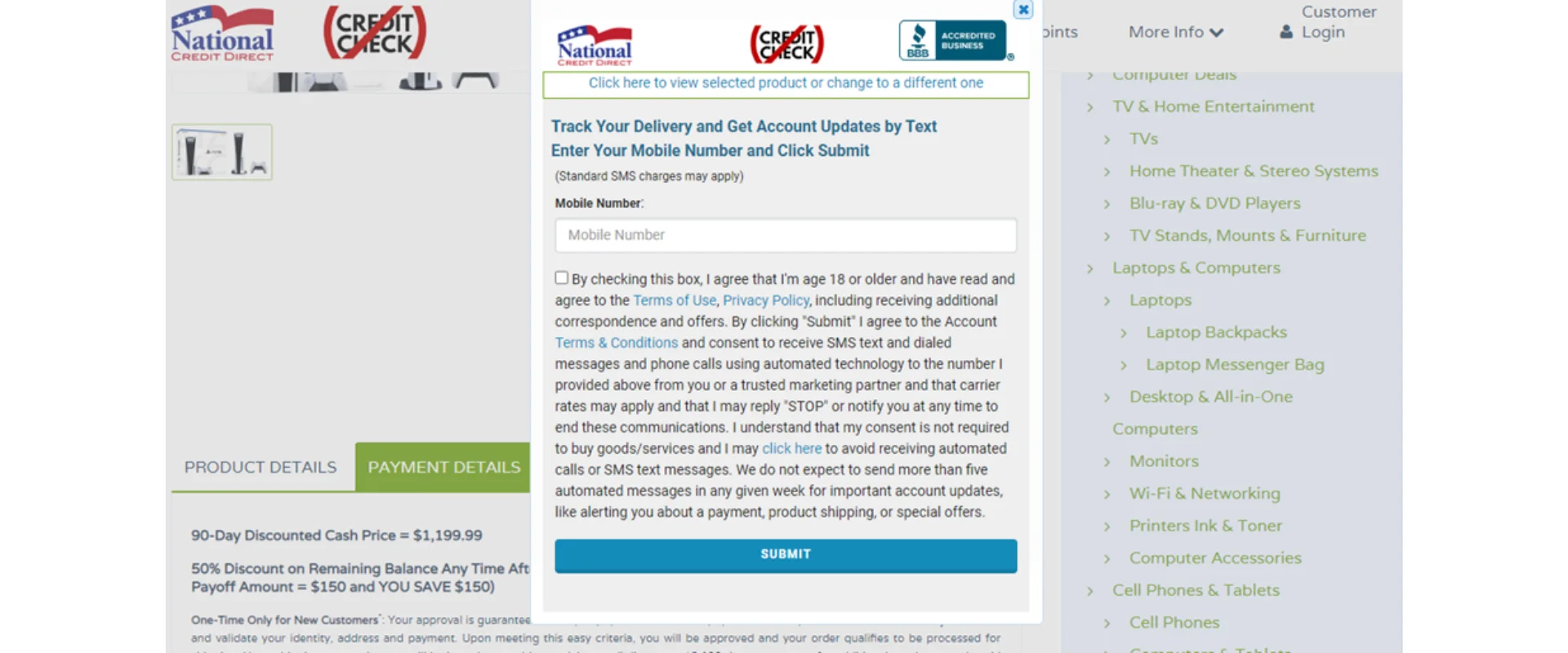 Step 6: Add Info and Place Order