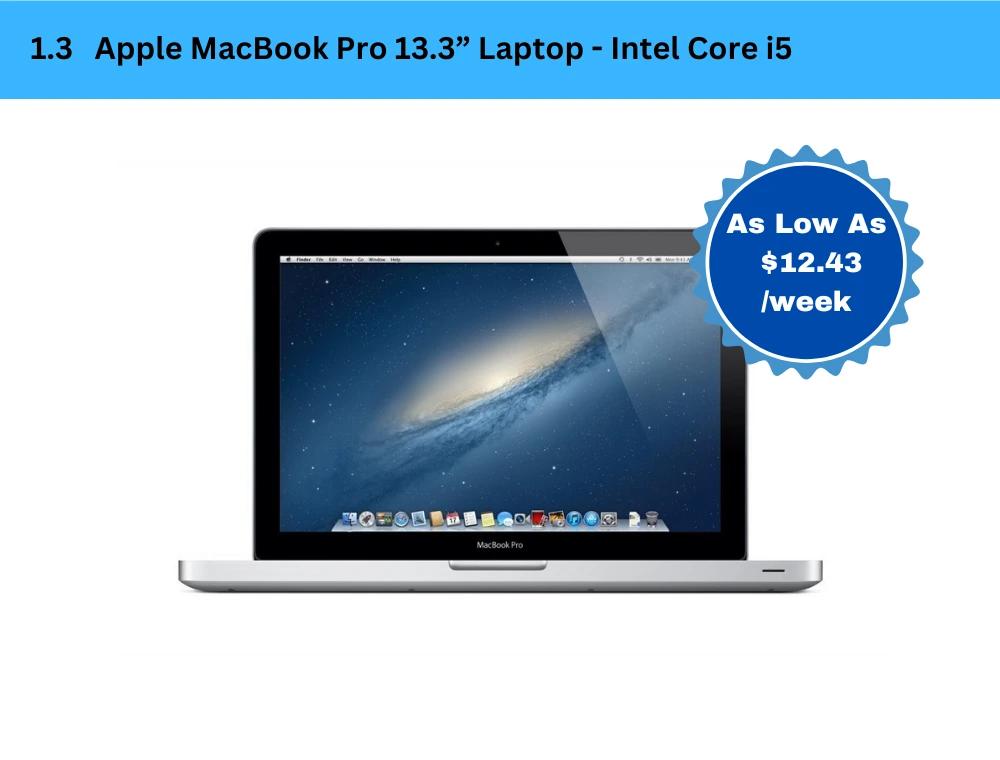 Apple MacBook Pro 13.3 inch Laptop - Intel Core i5