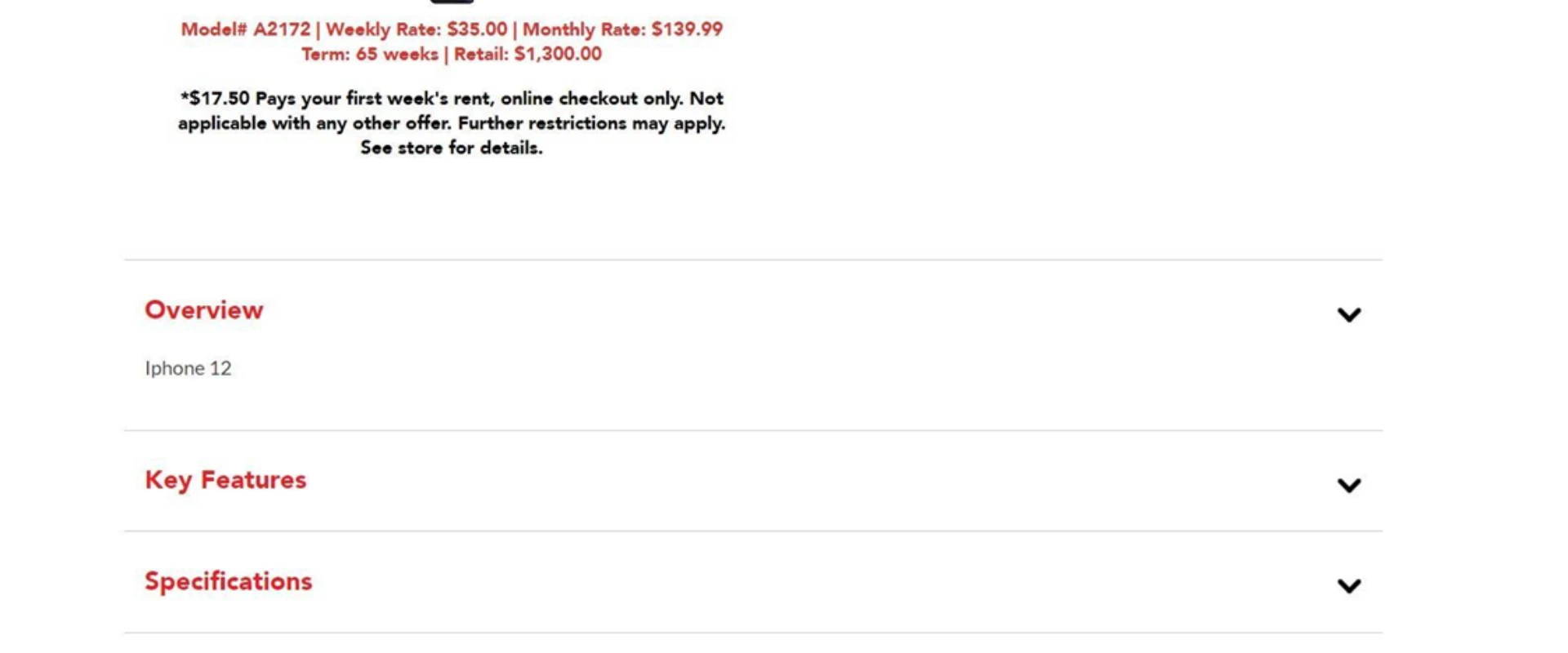 Step 3: View Product Details