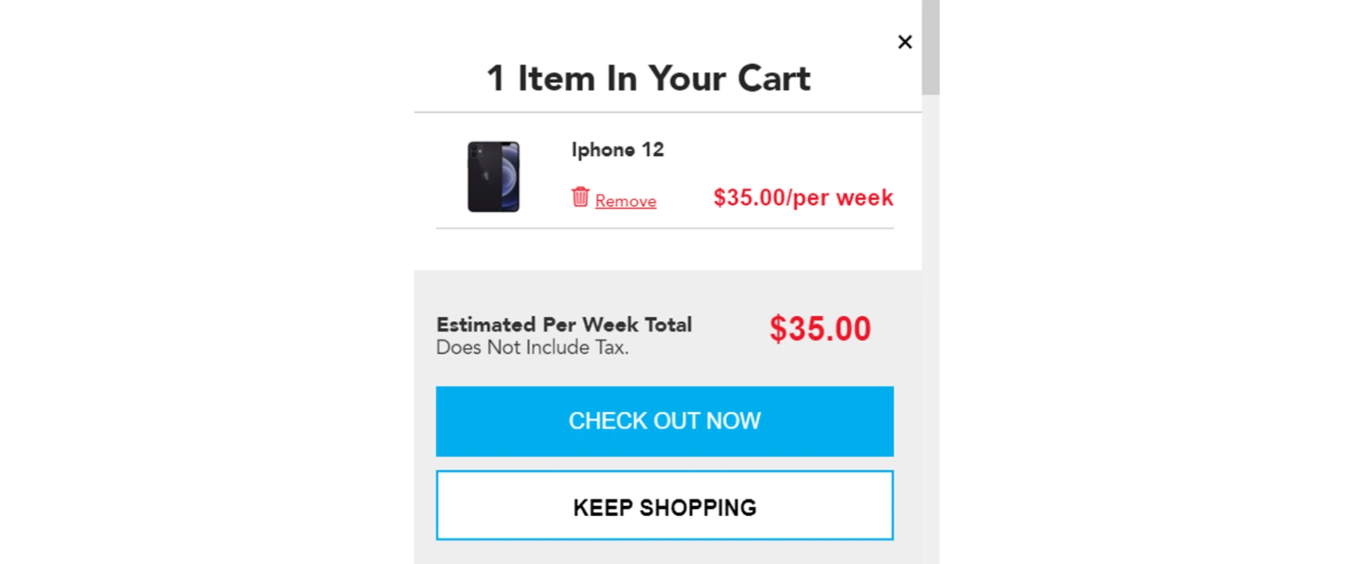 Step 5: Review Product and Proceed To Checkout