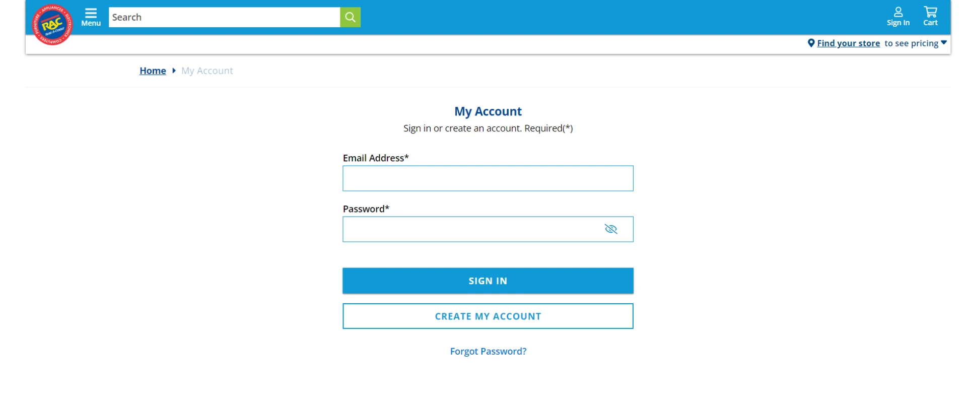 How to navigate the Rent-A-Center login page How to navigate the Rent-A-Center login page
