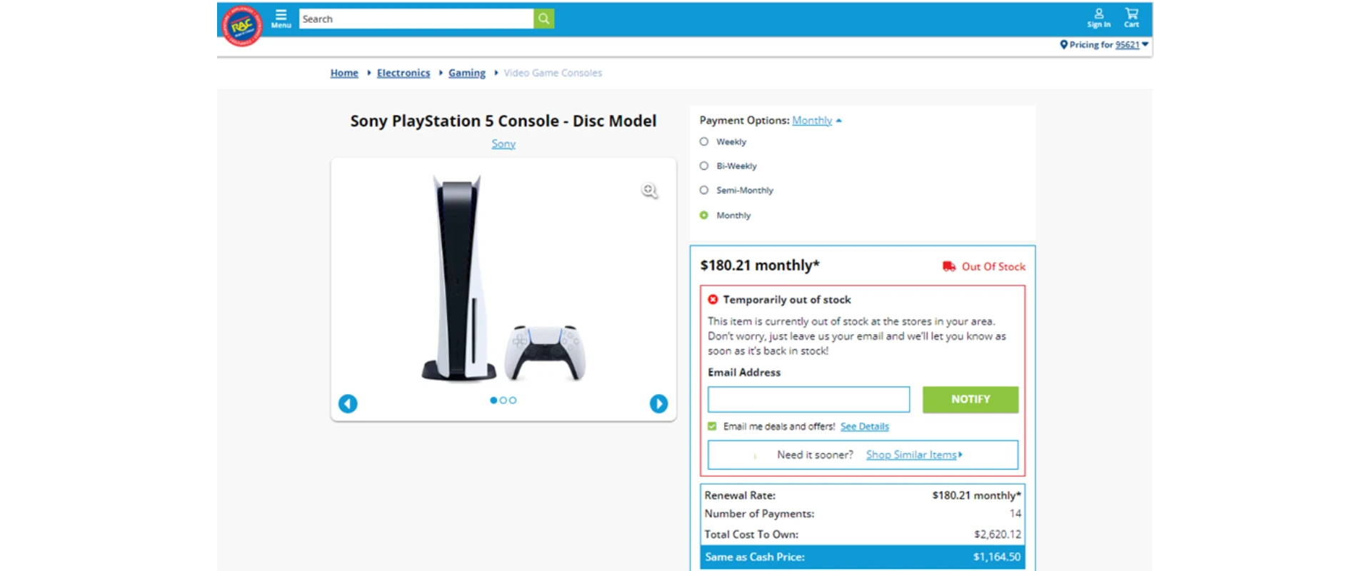 Rent-A-Center Monthly Payment Plan and Total Costs Rent-A-Center Monthly Payment Plan and Total Costs