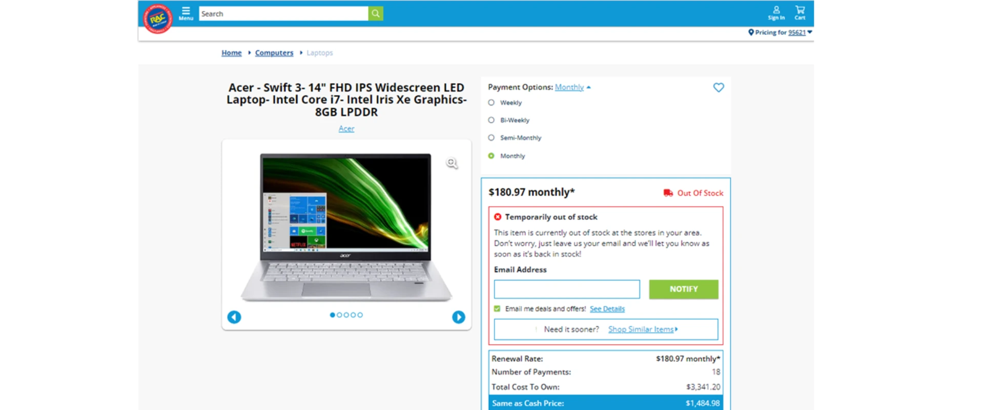 Rent-A-Center Monthly Payment Plan and Total Costs Rent-A-Center Monthly Payment Plan and Total Costs