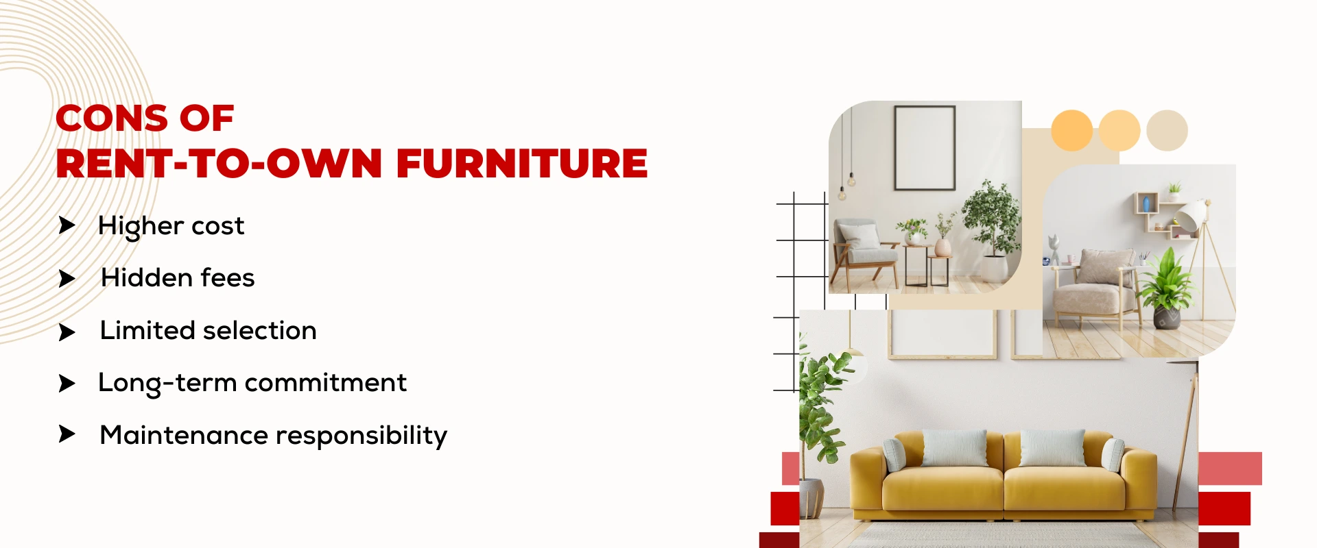 Cons of Rent-to-Own Furniture: Cons of Rent-to-Own Furniture: