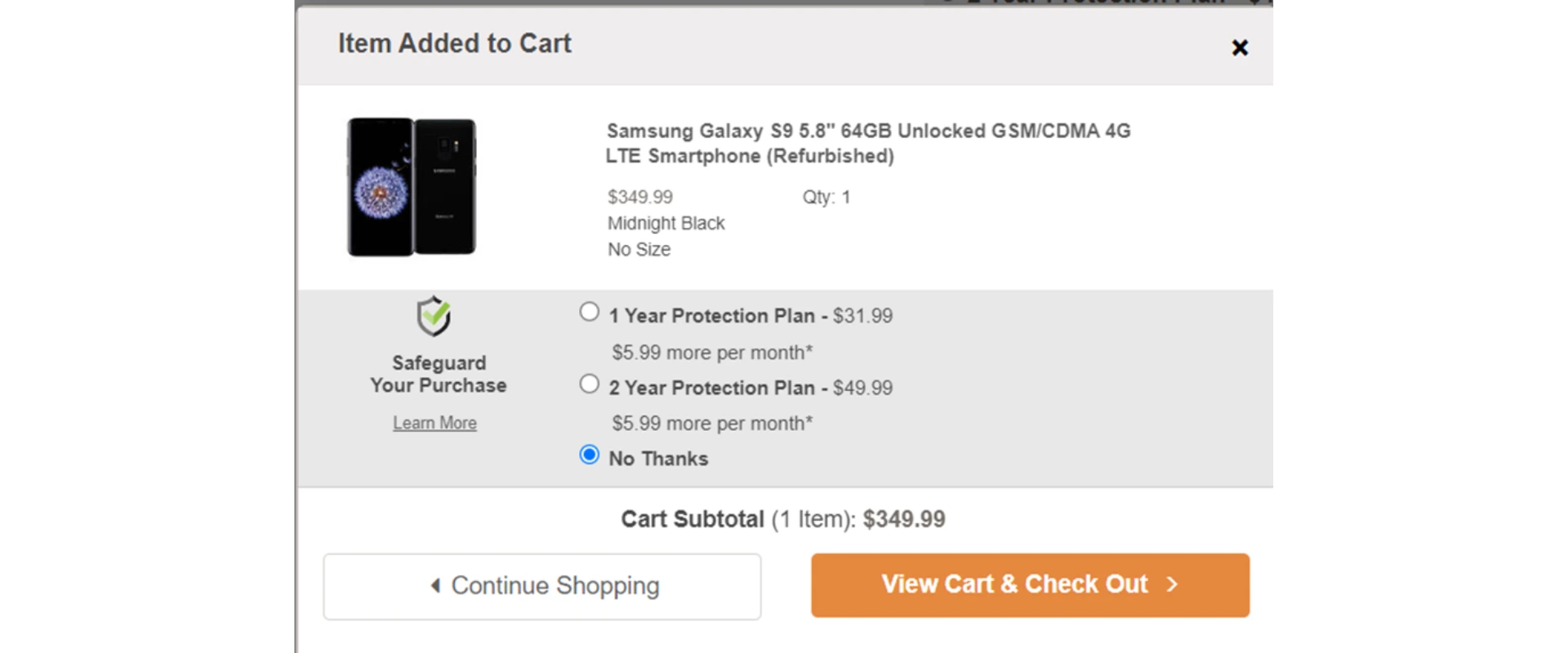 Step 6: Review Product and Proceed To Checkout Step 6: Review Product and Proceed To Checkout