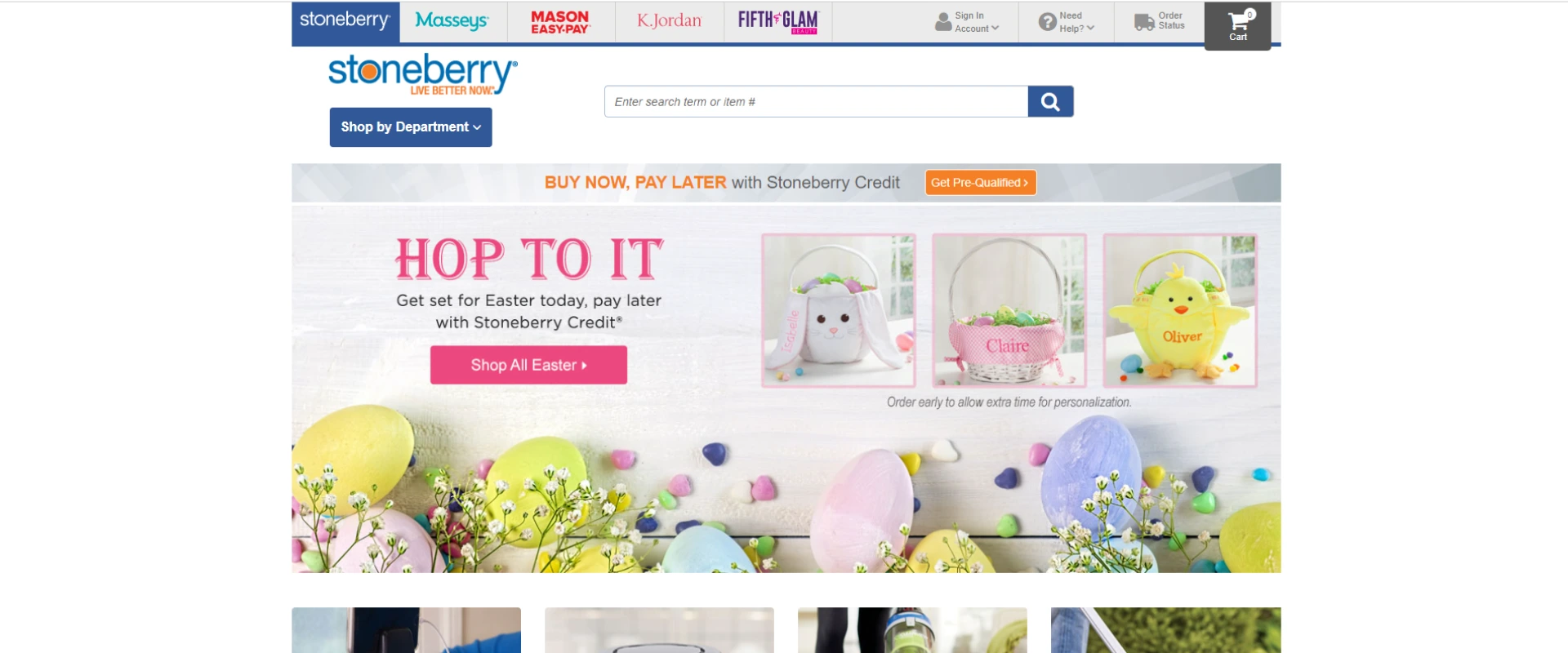 Stoneberry User-Friendly Website Stoneberry User-Friendly Website