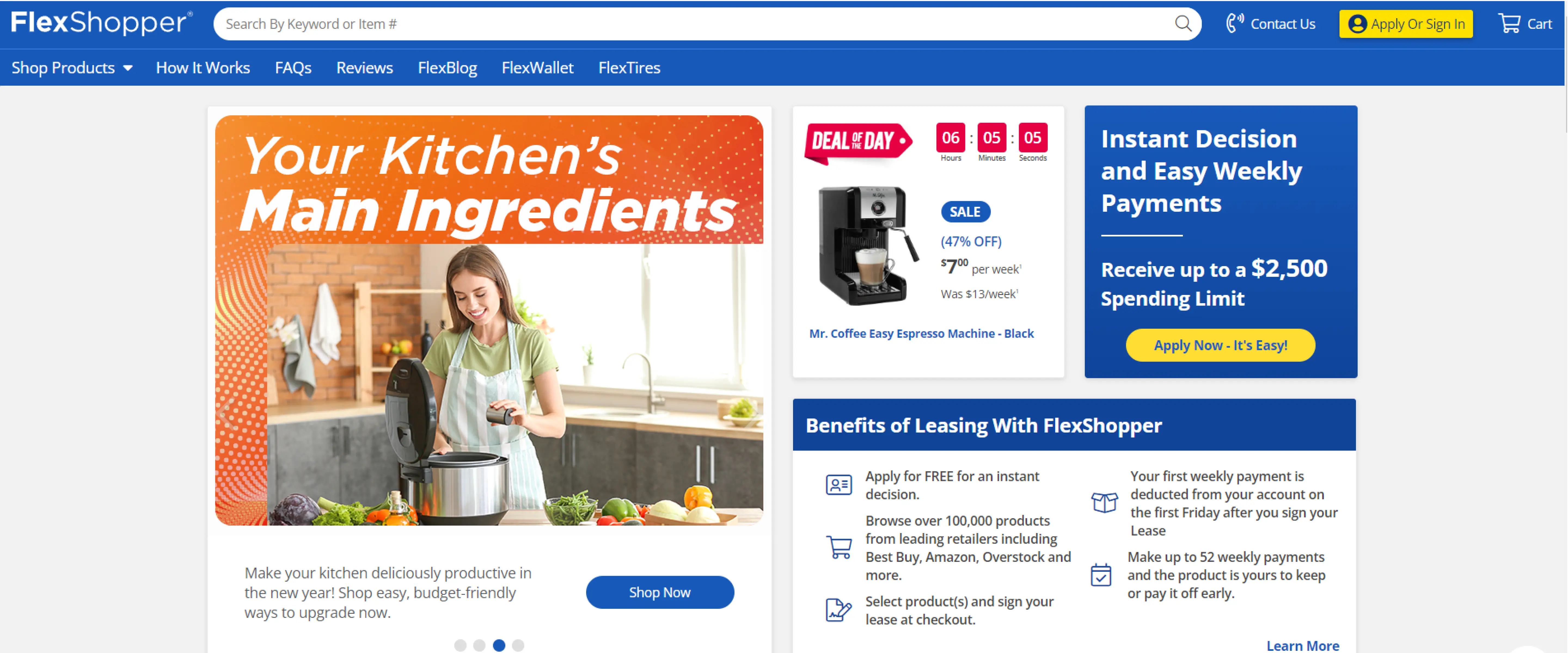 FlexShopper – Best for Most Product Options