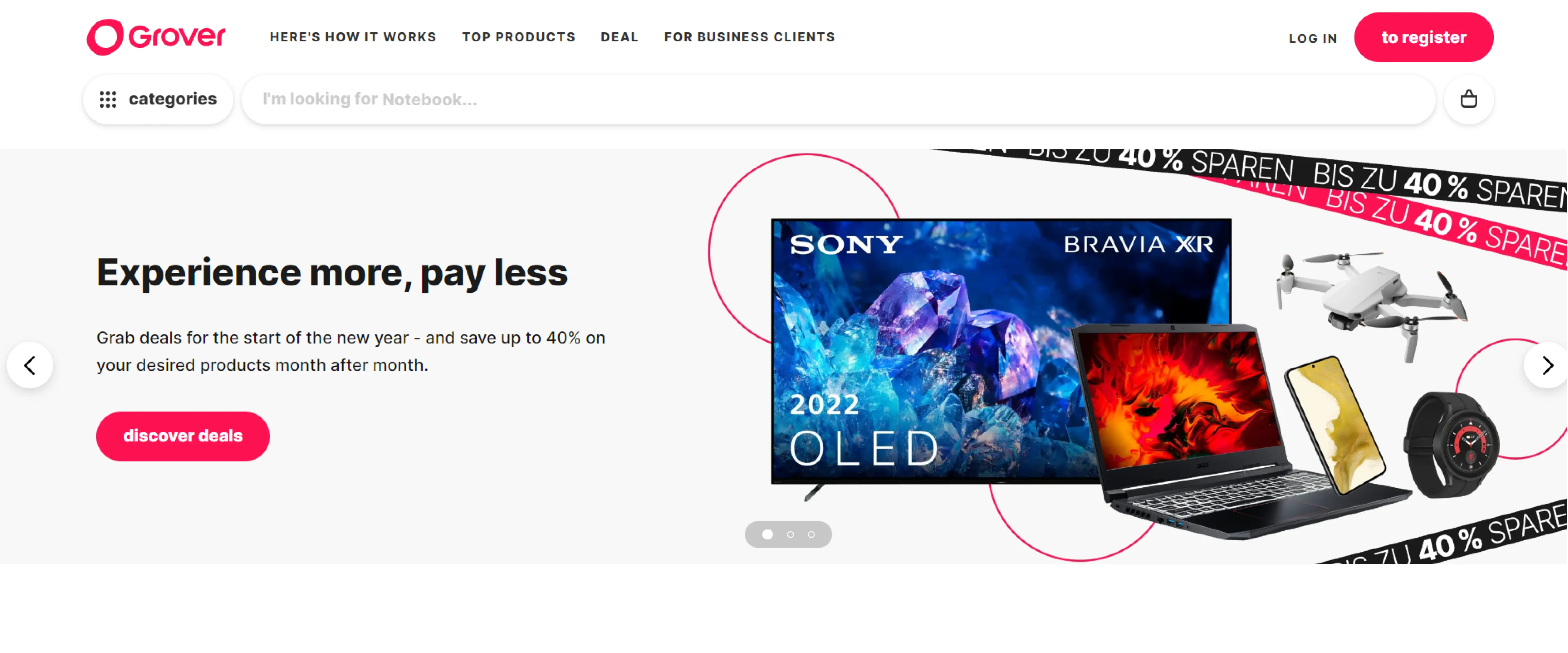 Grover – Best One Month Lease Term