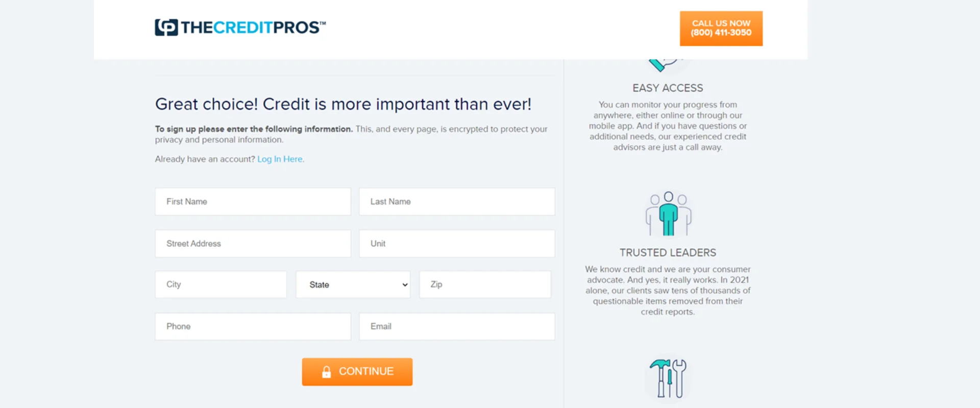 Placing an Order - Step 1